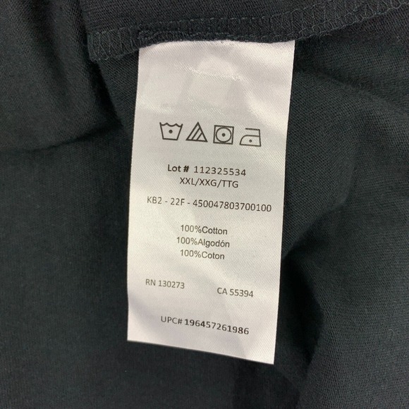 Wrangler Mens Rock & Roll Graphic Crewneck Short Sleeve T-Shirt Black 2XL - Picture 3 of 4